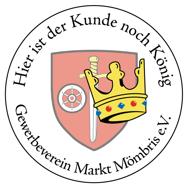 Logo Gewerbeverein Mömbris "Hier ist der Kunde noch König"