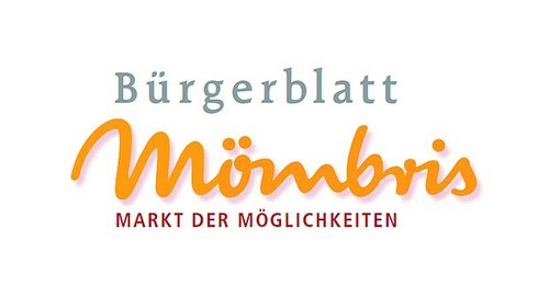 Schriftzug Bürgerblatt Markt Mömbris